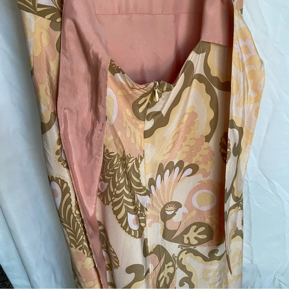 ASO Gretchen Wieners Mean Girls ALT Color Silk Blend Halter Dress US Size 8 Y2K - Picture 5 of 9